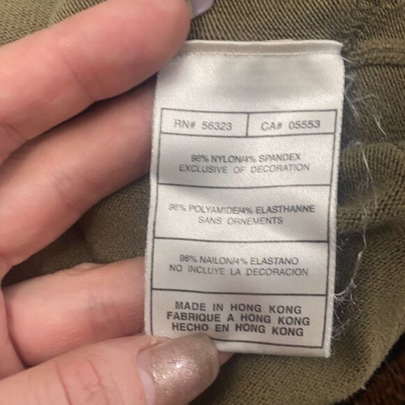 Vintage Olive Green Nike Workout Sweater - Picture 6 of 6